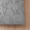 Biberna Melange Flanell Bettwäsche Hirsch sturmgrau 155x220 Produktbild-Vorschau 11