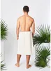 Kilt frotte wiązany OEKO-TEX® Standard YEYE  Nature Biały Podgląd zdjęcia produktu 6