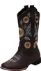 ASKSA Dámské kovbojské boty Sunflower Embroidered Western Náhled obrázku produktu 1