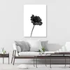 Leinwandbild einzelne blume 60x90 cm Feeby grau wandbild Produktbild-Vorschau 2