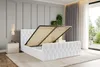 ALTDECOR Polsterbett mit Bettkasten - RENO-Z 120x200 Weiß - Produktbild-Vorschau 8