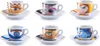 Set per espresso Zeller, 12 pezzi "Occhi magici", Anteprima dell’immagine prodotto 1