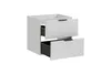 Mobile Lavabo Bianco Opaco 80 Cm Scanalato 2 Cassetti Anteprima dell’immagine prodotto 4