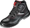 A single black work boot is shown against a white background. Produktbild-Vorschau