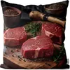 VOID Steak Grillen Raw Beef Kissenbezug Kissenhülle sofa Produktbild-Vorschau 1