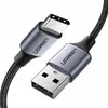 A close-up shot of a USB-A to USB-C cable against a white background. Produktbild-Vorschau
