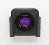 A black Netgear Nighthawk router is mounted on a wall using a black bracket. Produktbild-Vorschau
