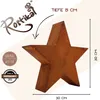 Rostikal 3D Deko Stern Weihnachten 30 cm Weihnachtsdeko Produktbild-Vorschau 2