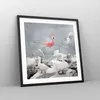 Gerahmtes Poster - Schwarzer Rahmen - Flamingo Schwan Produktbild-Vorschau 8