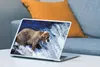 MuchoWow® Laptop Aufkleber Sticker Cover Bär - Fisch - Produktbild-Vorschau 4