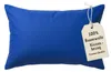 Kissenbezug 30x50 cm Blau | 100% Baumwolle | Atmungsaktive Produktbild-Vorschau 1