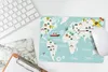 MuchoWow® Mauspad Mousepad Weltkarte - Kinder - Flugzeug - Produktbild-Vorschau 5