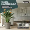 Kreher® 2 x XXL Pflanzkübel / Pflanztopf „LIKE“ Ø58xH51 cm Produktbild-Vorschau 3