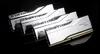 A row of four silver and white computer RAM modules are displayed diagonally against a black background. Podgląd zdjęcia produktu