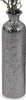 Bodenvase, Flaschenvase HELSINKI H. 38,5cm silber grau Produktbild-Vorschau 1