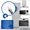 Kugellampe E14 40W 45mmØ 77mm 230V bis 300°C Lampe für Produktbild-Vorschau 5