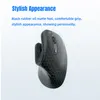 A black vertical mouse with a honeycomb pattern is shown against a gradient background. Produktbild-Vorschau