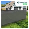 VOUNOT® Zaunblende 1×10m, Sichtschutz Zaun 90 g/m² HDPE Produktbild-Vorschau 2