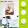 ARTland Poster Cappuccino - Kaffee Größe: 90x130 cm Produktbild-Vorschau 3