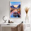 Gerahmtes Poster - Rahmen in heller Eiche - Kanal Grande Produktbild-Vorschau 6