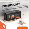 Batería LiFePO4 de 24 V y 100 Ah con BMS, sistema de Vista previa de la imagen del producto 2