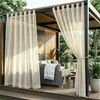 Outdoor Vorhang mit Ösen Wasserdicht Transparent Gardinen Produktbild-Vorschau 1