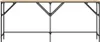 vidaXL Konsola dąb sonoma 180x29x75 cm materiał Podgląd zdjęcia produktu 4
