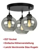 Deckenlampe Pendellampe Kugel Schwarz (N100-ER3) Produktbild-Vorschau 4