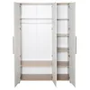 An open wardrobe with shelves and a hanging rail. Anteprima dell’immagine prodotto