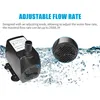 A black water pump submerged in water with bubbles. Podgląd zdjęcia produktu