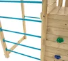 TP Toys Wolkenkratzer 2 Holz Spielturm Garten mit Rutsche Produktbild-Vorschau 2