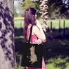 Mr. & Mrs. Panda Schultasche Alpaka Blume - Schwarz - Produktbild-Vorschau 5