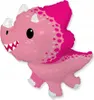 24" FX-Folienballon - Baby-Triceratops (Pink) Produktbild-Vorschau 2