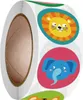 EDIBAZZAR | Adesivi colorati in rotolo 500 pz. Animali Anteprima dell’immagine prodotto 7