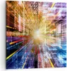 Bild auf Leinwand - Leinwandbild - Grafik Computer Raum Produktbild-Vorschau 1