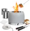Tisch-Feuerstelle, für Camping, Outdoor, Indoor, Garten, Produktbild-Vorschau 5