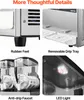 SucceBuy Slush machine 4 x 12 L, Kostkarka do lodu 1650 W Podgląd zdjęcia produktu 6
