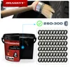 HASKYY Reifen Montagepaste Set 3kg Schwarz mit Pinsel 22cm Produktbild-Vorschau 4