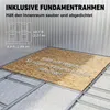 Prístrešok Outsunny s kovovým základom, sivý, 340 x 386 x Náhľad obrázku produktu 13
