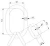Aufhängegarnitur A18B13 für 3+4-Strang 6 mm Anschlagkette Produktbild-Vorschau 2
