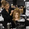 Główka głowa treningowa fryzjerska Jessica włos ludzki 55 Podgląd zdjęcia produktu 3