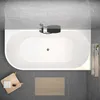 Corciano Vorwandbadewanne Pula Rechts 170x80 cm Weiß | Produktbild-Vorschau 3