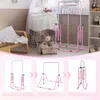 LARS360 Barre de gymnastique pliable Rose - Barre de Voir les images du produit 5