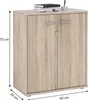 Kommode Sideboard Schrank TOMMY in Sonoma Eiche, Anrichte Produktbild-Vorschau 4