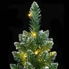 vidaXL Umelý vianočný stromček slim 150 LED 150 cm Náhľad obrázku produktu 6