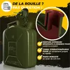 Jerrican en métal 5L Bidon avec bec verseur 24x12x35 cm Voir les images du produit 4