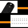 A collage of product images, showing a close-up of a black mounting bracket and a set of silver screws and nuts. Náhľad obrázku produktu