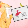Mr. & Mrs. Panda Schreibtischunterlage Flamingo Yoga - Weiß Produktbild-Vorschau 2