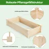 COSTWAY Hochbeet Holz, Gartenbeet ohne Boden, Kräuterbeet, Produktbild-Vorschau 7