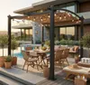 Pavillon Gartenpavillon 3x3m braun GISEH UV-Schutz Produktbild-Vorschau 4